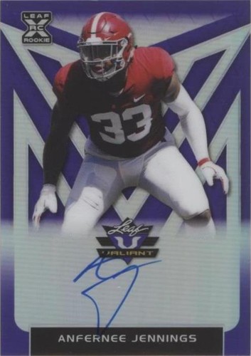 2020 Leaf Valiant Anfernee Jennings #BA-AJ1