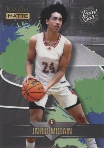 2022-23 Wild Card Matte Draft - Jared McCain #PB-9