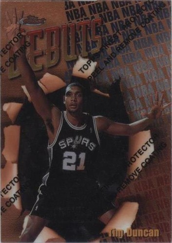 1997-98 Topps Finest - Tim Duncan #101