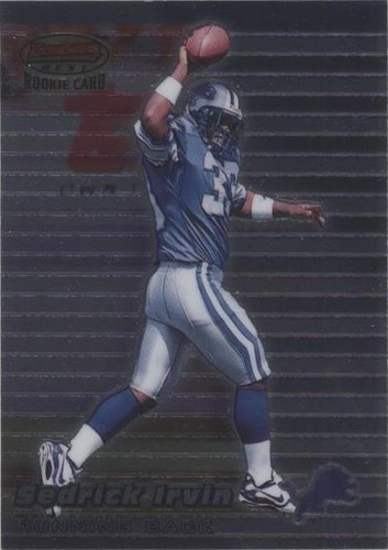 1999 Bowman's Best Sedrick Irvin #104