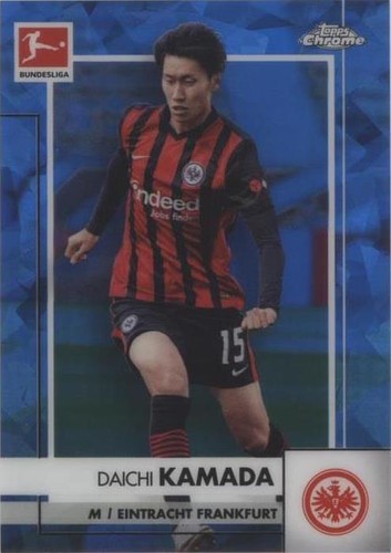 2020-21 Topps Chrome Bundesliga Sapphire Edition Daichi Kamada #34