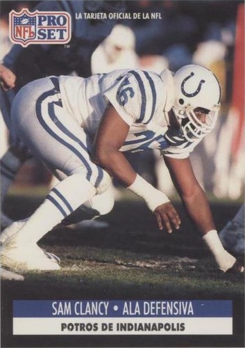 1991 Pro Set Spanish Sam Clancy #95