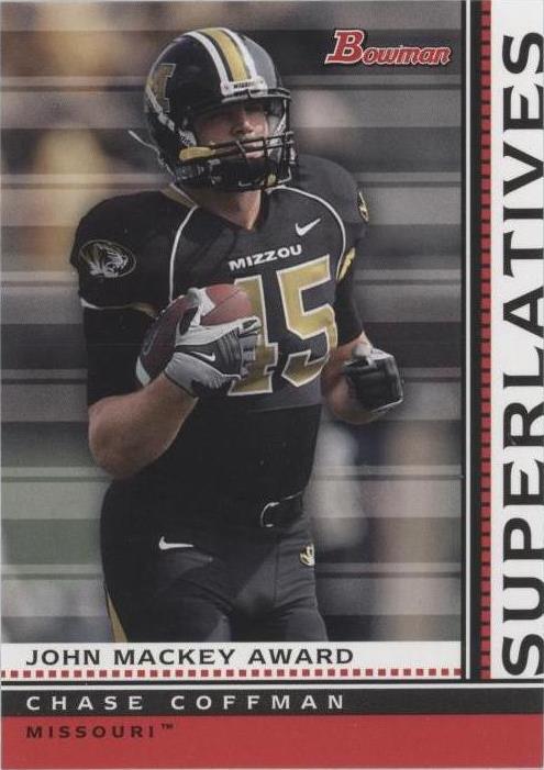 2009 Bowman Draft Picks Chase Coffman #S1