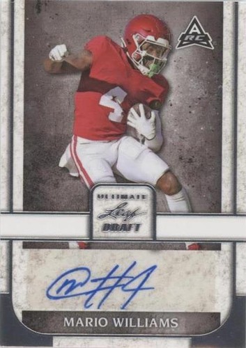 2022 Leaf Ultimate Draft Mario Williams #BA-MW2