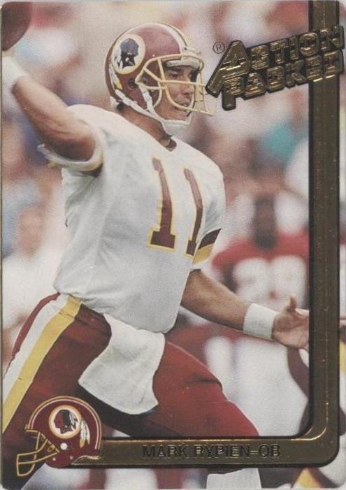 Mark Rypien #279 1991 lleno de acción
