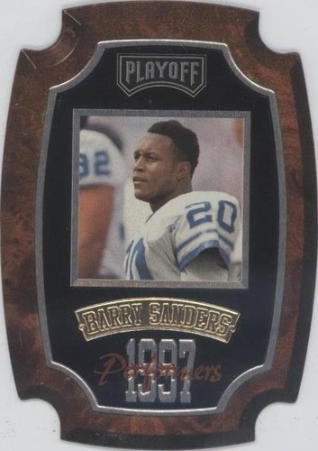 1997 Playoff Contenders Barry Sanders #28