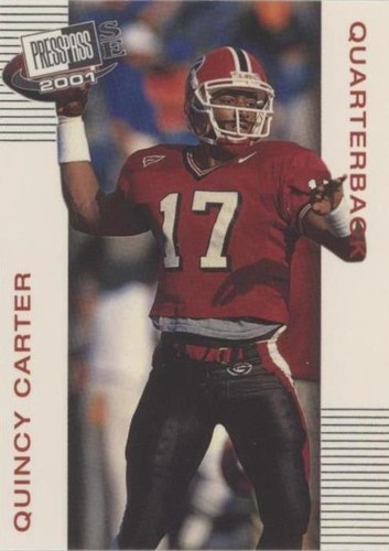 2001 Press Pass SE Quincy Carter #3