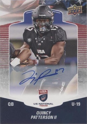 2018 Upper Deck USA Football Quincy Patterson II #47