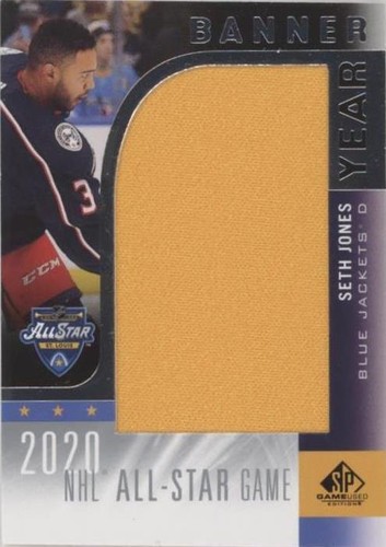 2020-21 Upper Deck SP Game Used - Seth Jones #AS20-SJ