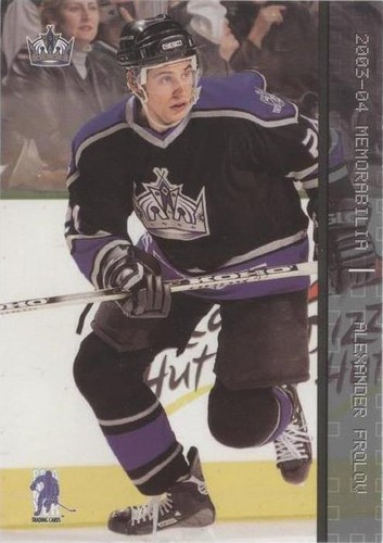 2003-04 In the Game Be A Player Memorabilia - Alex Frolov #6