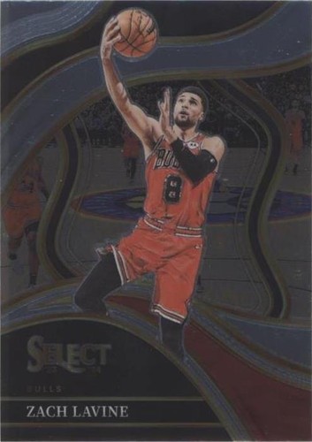 2023-24 Panini Select #356 Zach Lavine Gold Cracked Ice