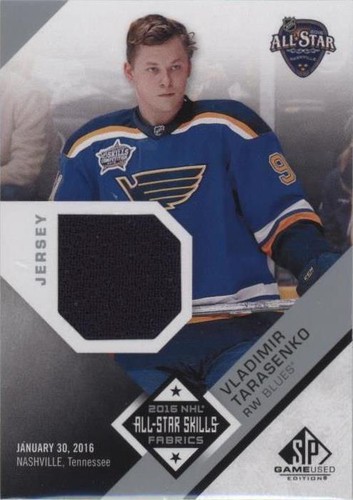 2016-17 SP Game Used - Vladimir Tarasenko #AS-VT