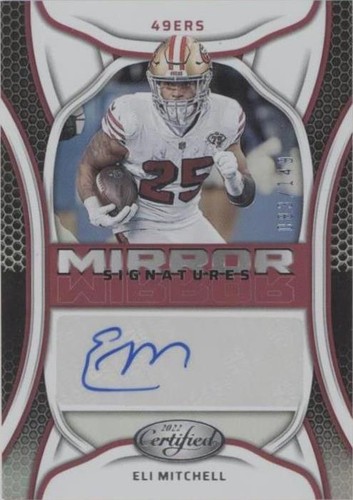 2022 Panini Certified Elijah Mitchell #MS-EM