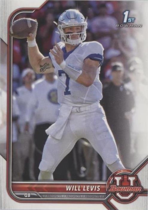 2021-22 Bowman University Will Levis #52