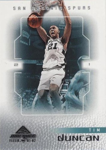 2001-02 Fleer Marquee - Tim Duncan #8
