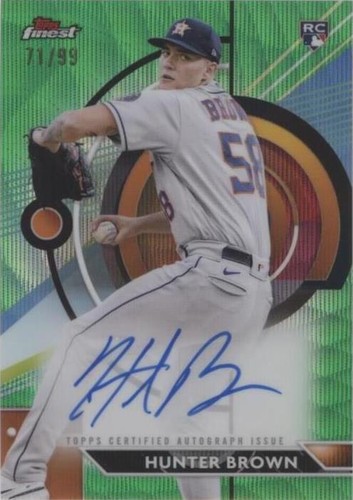 2023 Topps Finest - Hunter Brown #FA-HB
