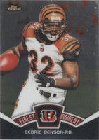 2012 Topps Finest Cedric Benson #FM-CB