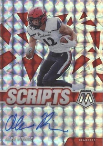 2022 Panini Mosaic Draft Picks Alec Pierce #SM-API