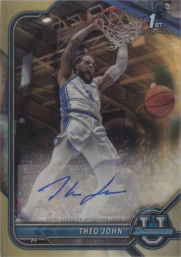 2021-22 Bowman University - Theo John #BCPA-TJO