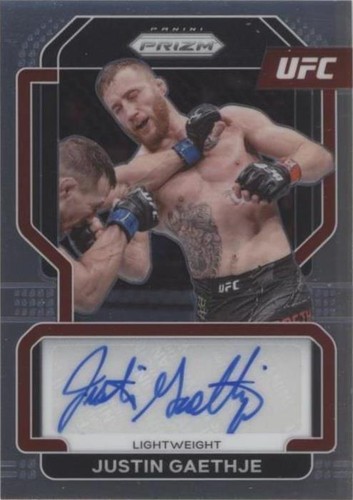 2022 Panini Prizm UFC - Justin Gaethje #SG-JGJ