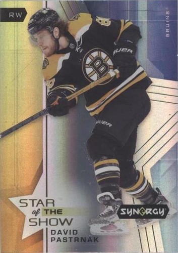 2021-22 Upper Deck Synergy - David Pastrnak #SOS-3