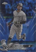 2018 Topps Chrome Sapphire Edition - Leury Garcia #496