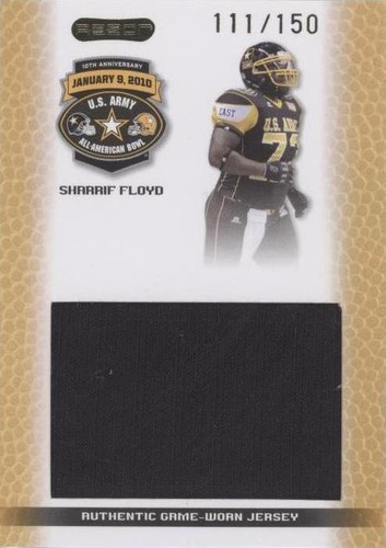 2010 Razor U.S. Army All-American Bowl Sharrif Floyd #JS-SF1
