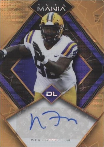 2022 Wild Card Auto Mania Neil Farrell Jr. #AM-D31