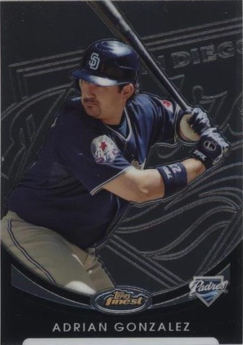 2010 Topps Finest - Adrian Gonzalez #41