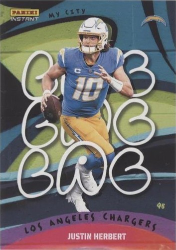 2022 Panini Instant NFL Justin Herbert #MC-18
