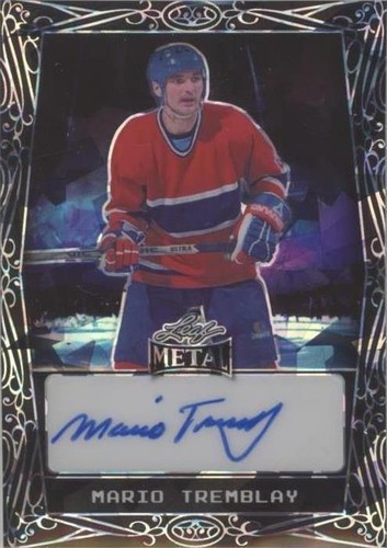 2024 Leaf Metal Legends - Mario Tremblay #BA-MT1