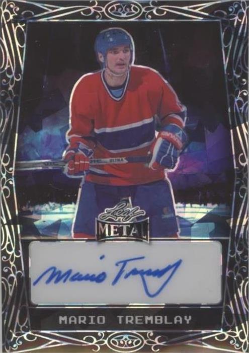 2024 Leaf Metal Legends - Mario Tremblay #BA-MT1