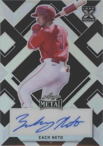 2022 Leaf Metal - Zach Neto #BA-ZN1