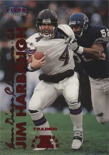 1999 Fleer Tradition Jim Harbaugh #43
