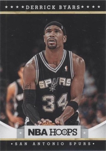 2012-13 NBA Hoops - Derrick Byars #268