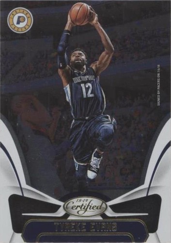 2018-19 Panini Certified - Tyreke Evans #91