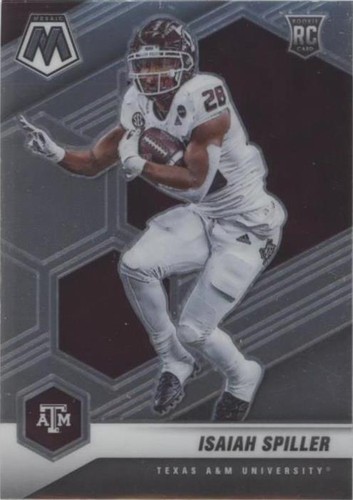 2022 Panini Mosaic Draft Picks Isaiah Spiller #85