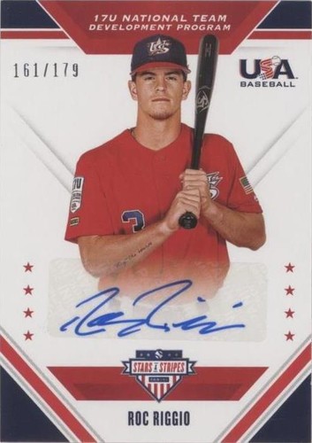 2020 Panini USA Baseball Stars & Stripes - Roc Riggio #17U-RR