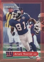 2000 Skybox Impact Amani Toomer #6