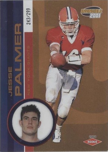 2001 Pacific Invincible Jesse Palmer #277