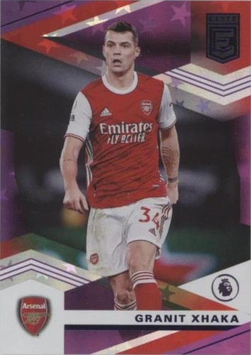 Topps Granit Xhaka Autograph Card 50/50 Black Lazer Arsenal