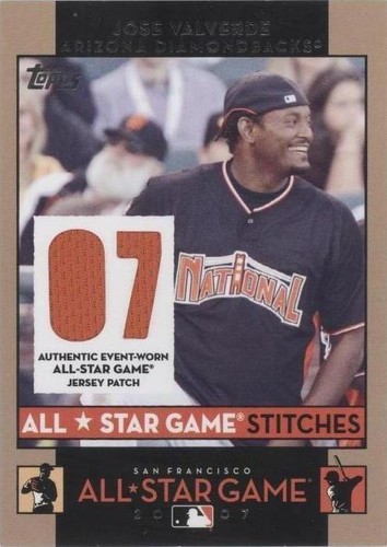 2007 Topps Updates & Highlights - Jose Valverde #ASJRV
