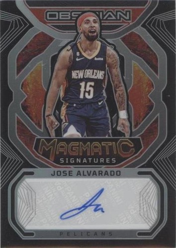 2022-23 Panini Obsidian - Jose Alvarado #MS-JAO