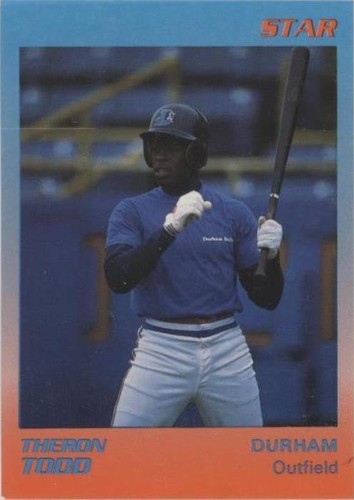 1989 Star Durham Bulls Blue/Orange - Theron Todd #22