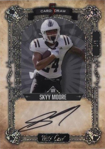 2022 Wild Card 5 Card Draw Skyy Moore #5CDCN-44