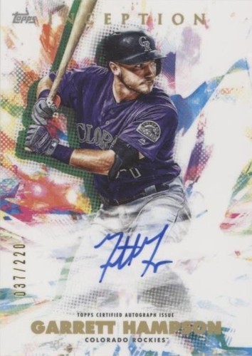 2020 Topps Inception - Garrett Hampson #RESA-GH