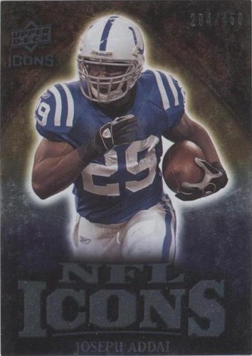 2009 Upper Deck Icons Joseph Addai #IC-JA