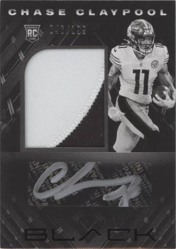 2020 Panini Black Chase Claypool #227