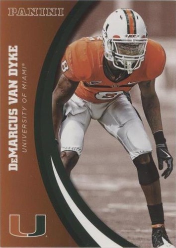 2015 Panini Miami Hurricanes Demarcus Van Dyke #20