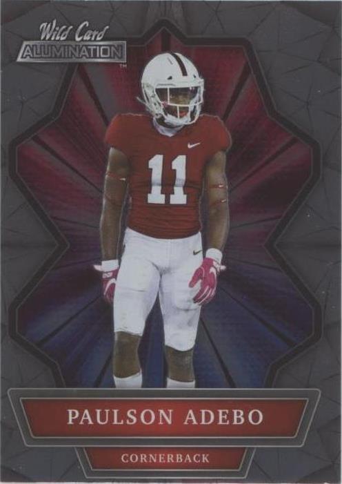 2021 Wild Card Alumination Paulson Adebo #ABC-46